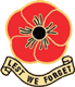 Lest We Forget