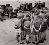 Photo 111Bty RAA on board the HMAS Sydney bound for Malaya 1964.